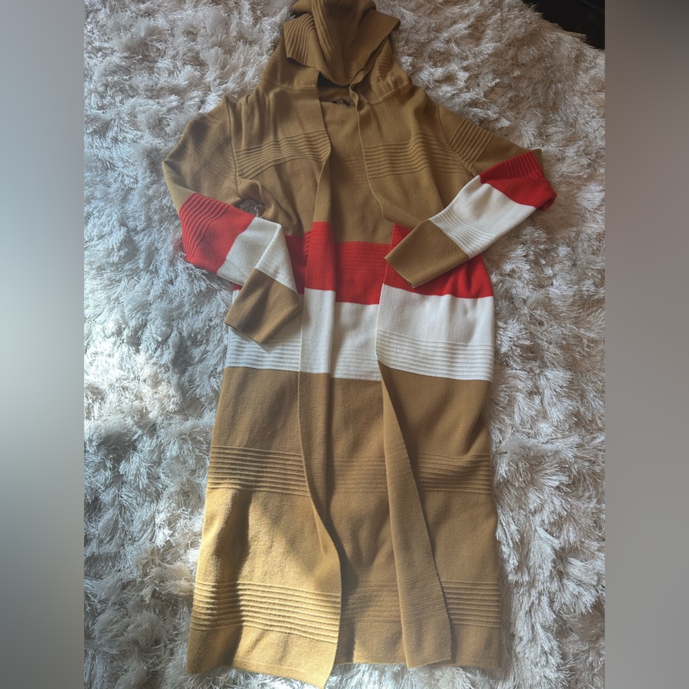Fashionova fall cardigan . Great condition worn 2x , like new